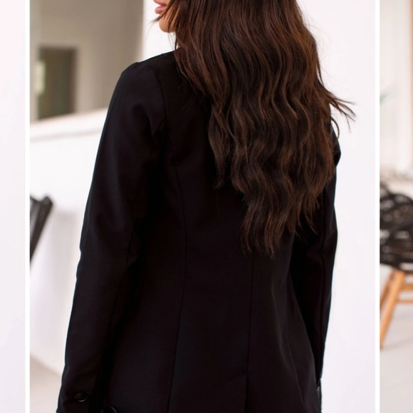 HOLD Rina Black Oversized Blazer - Picture 3 of 4